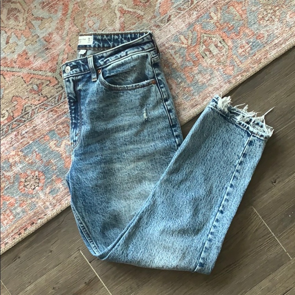High rise mom jeans